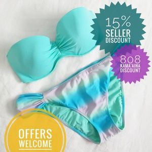 Victoria's Secret Pushup Bikini (L) in Aqua